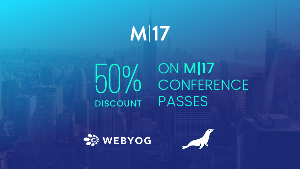 50% discount on M|17 conference passes